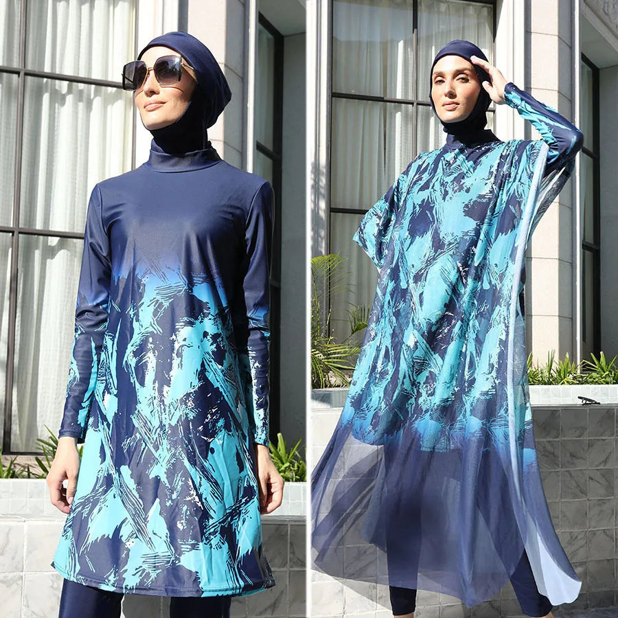 Jazal 3/4PCS Muslim Burkini