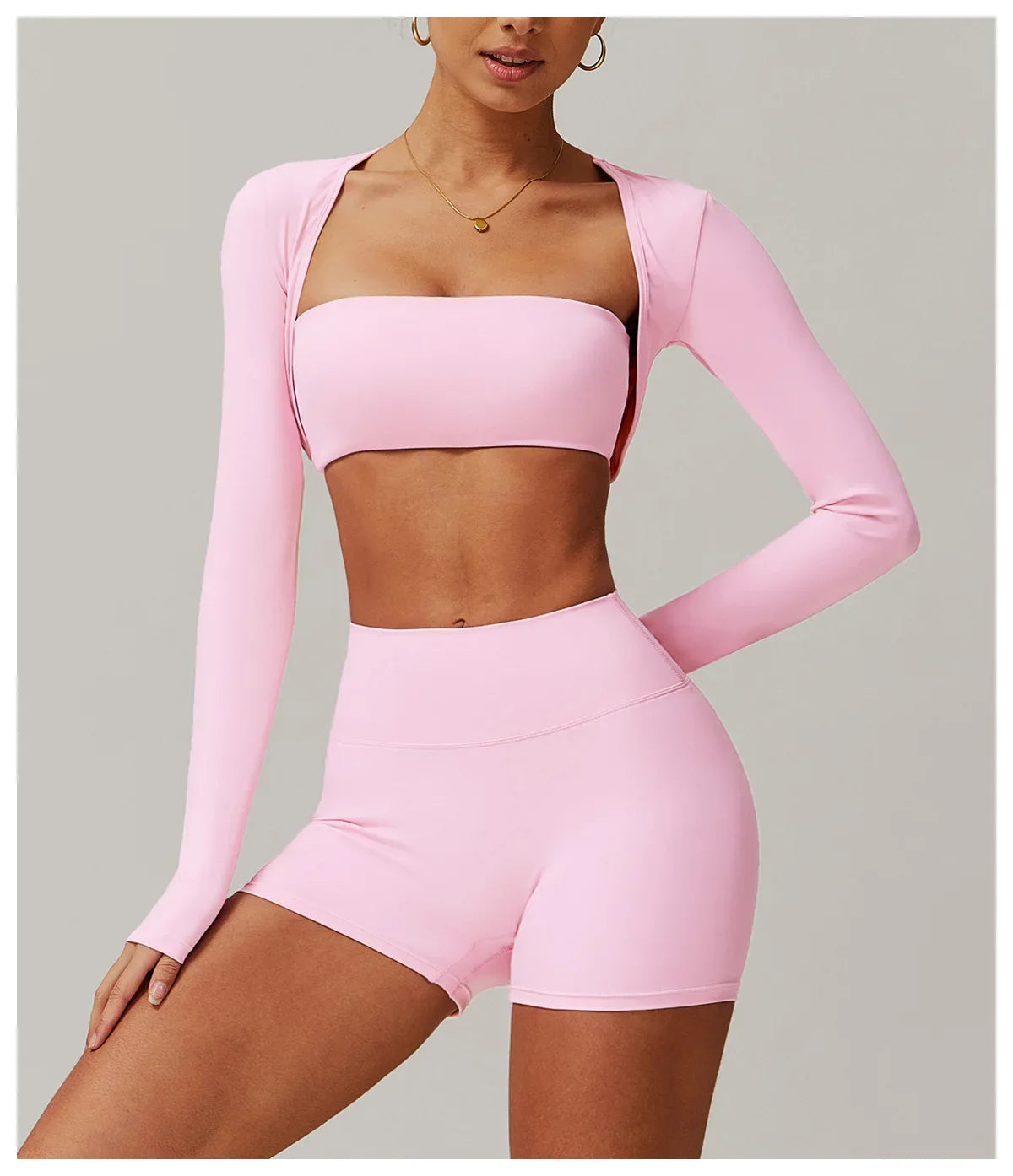 Reema Long Sleeved Yoga  Camisole T-shirt