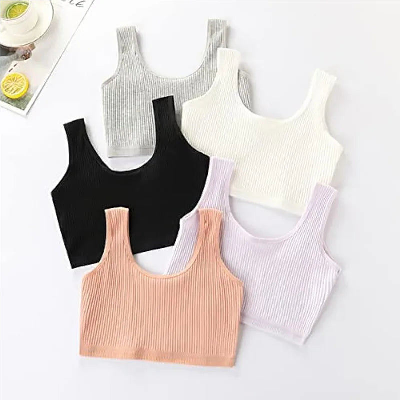 4 Pcs/Lot Teen Girl Sports Bra