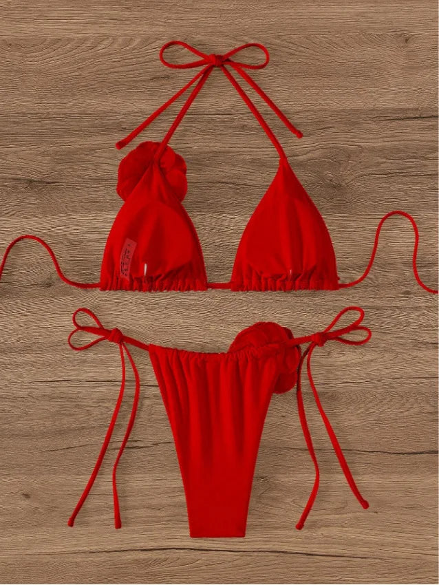 Rosa Sexy Bikini Set