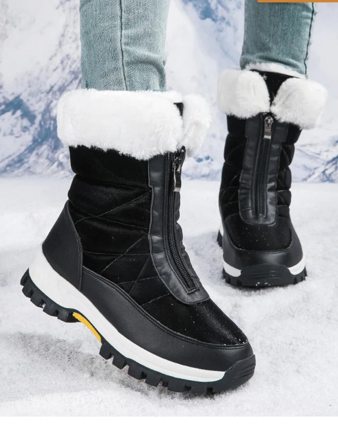 Lamis Plush Snow ZIP Boots