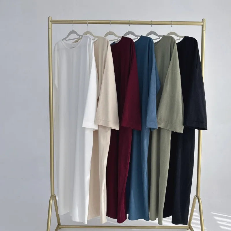 Asala Corduroy Abaya Dress