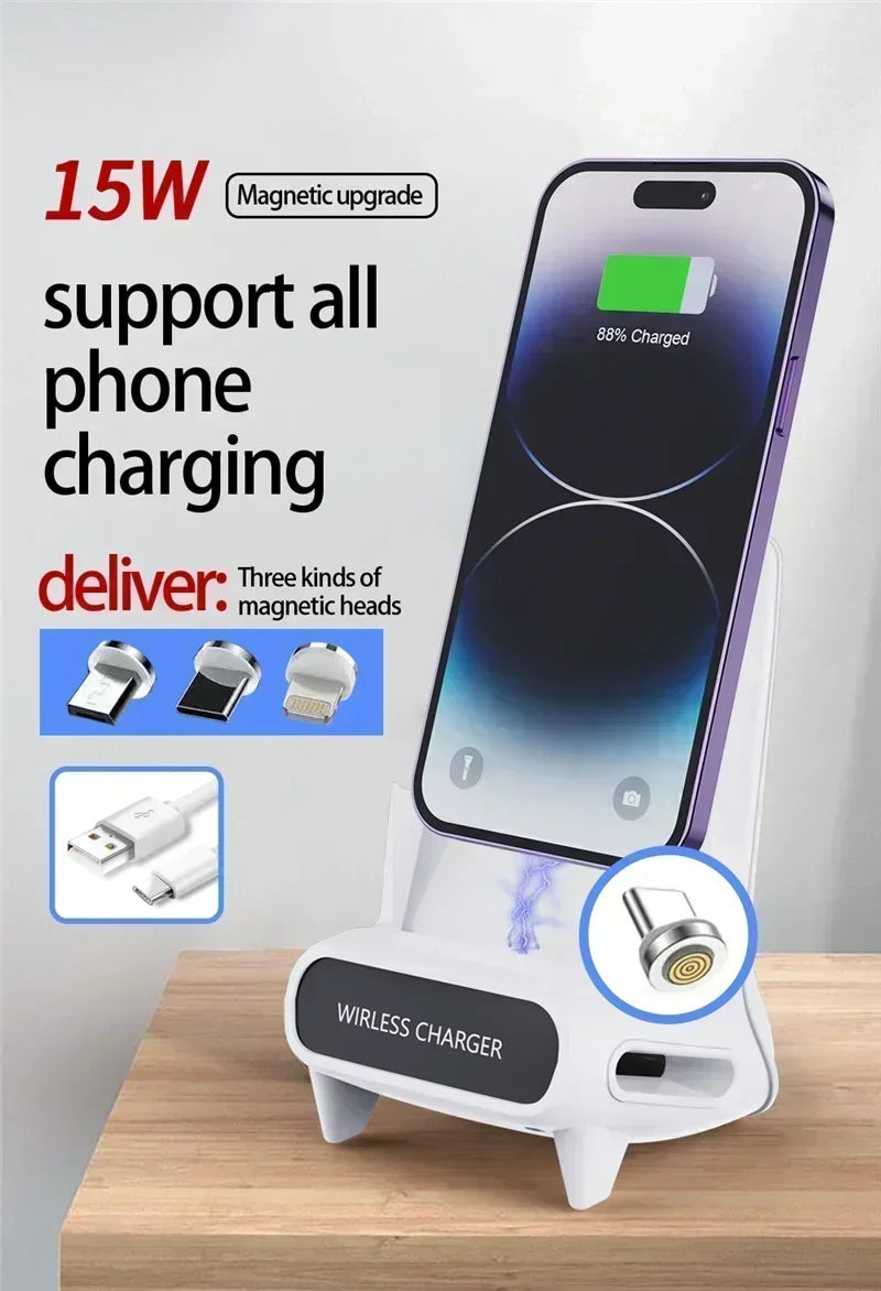 VIKEFON  Phone Holder Wireless Charger