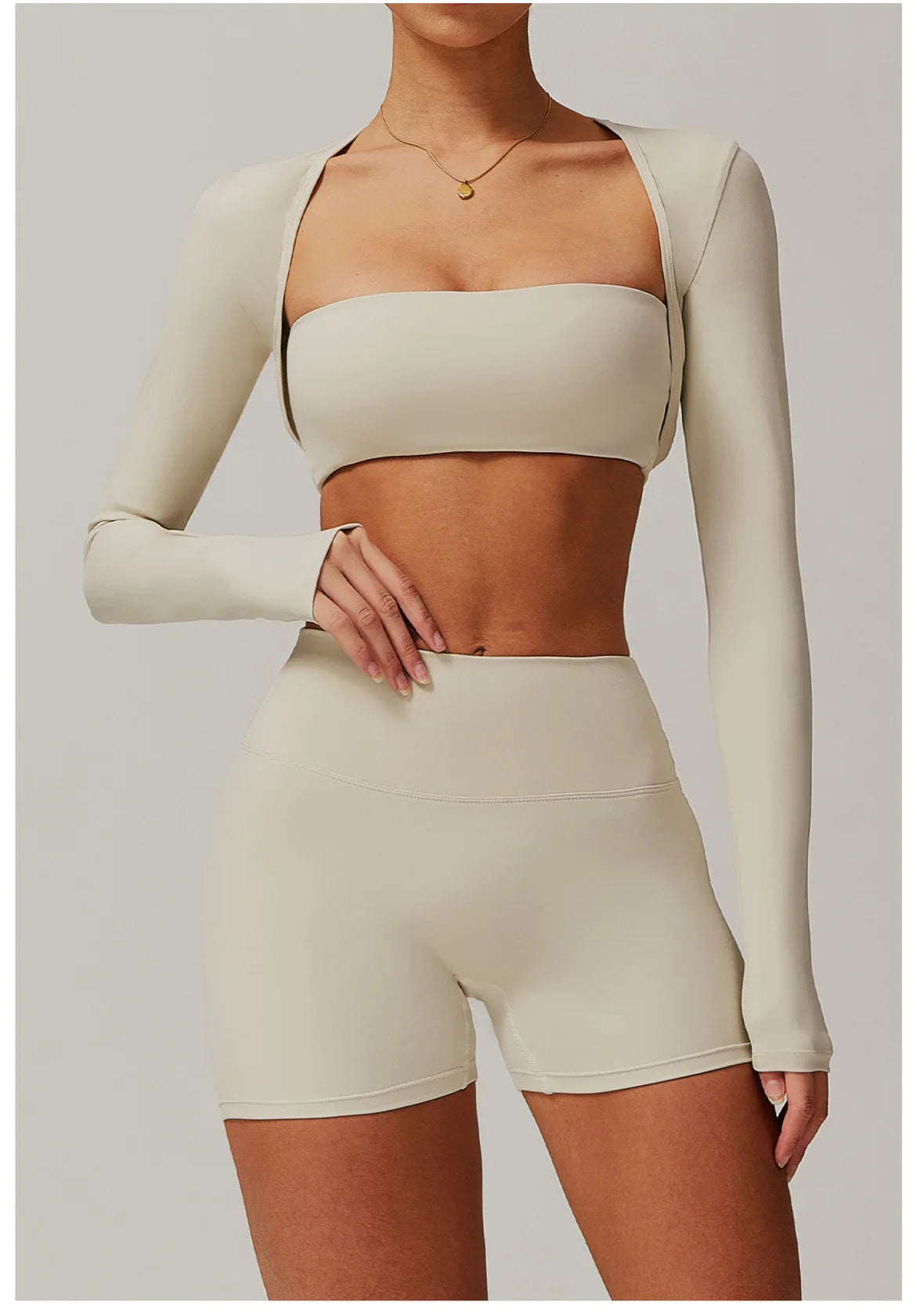 Reema Long Sleeved Yoga  Camisole T-shirt