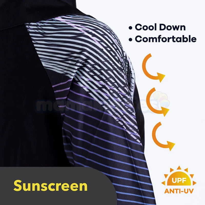 Emanna 3PCS/Set Plus Size Burkini