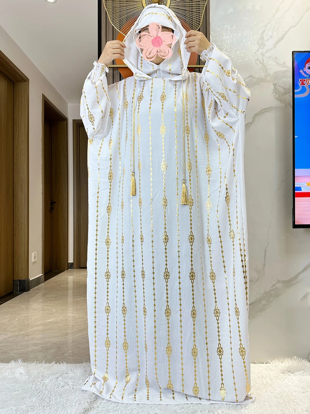 Hijra Muslim Two-Hat Abaya