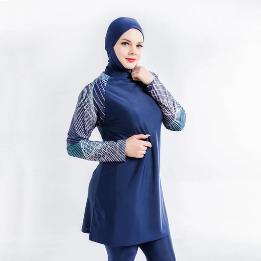 Emanna 3PCS/Set Plus Size Burkini