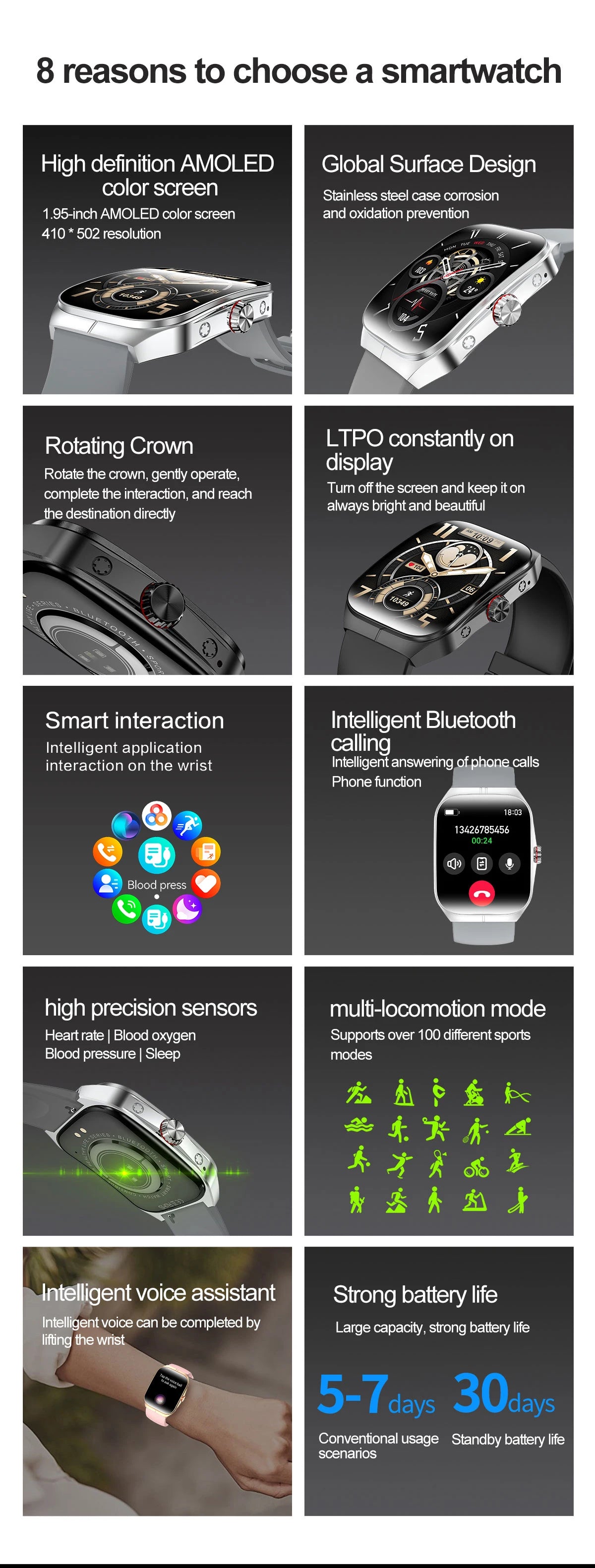 Nazly smart watch