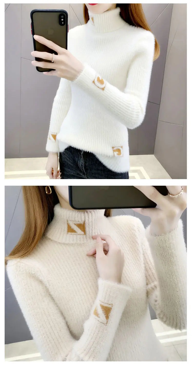 Merihan High Collar Pullover Sweater