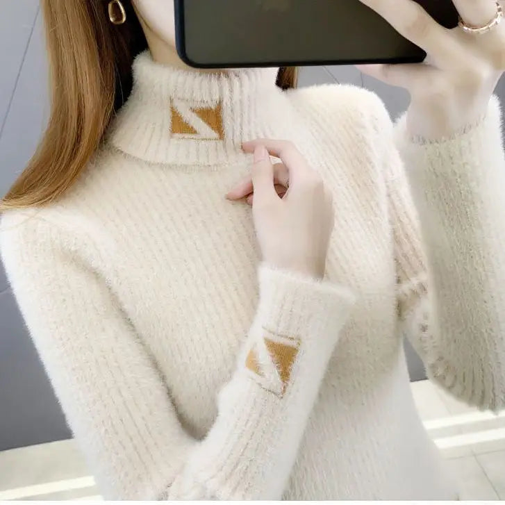 Merihan High Collar Pullover Sweater