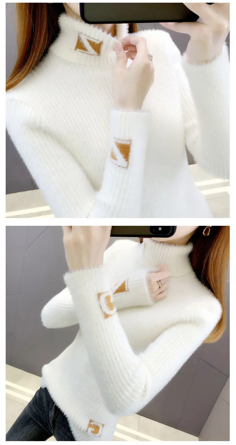 Merihan High Collar Pullover Sweater