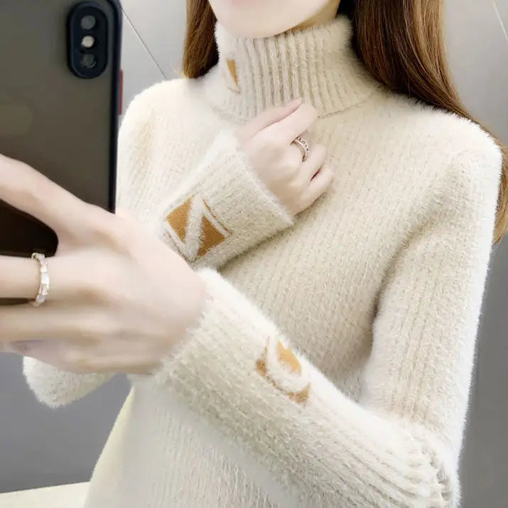 Merihan High Collar Pullover Sweater