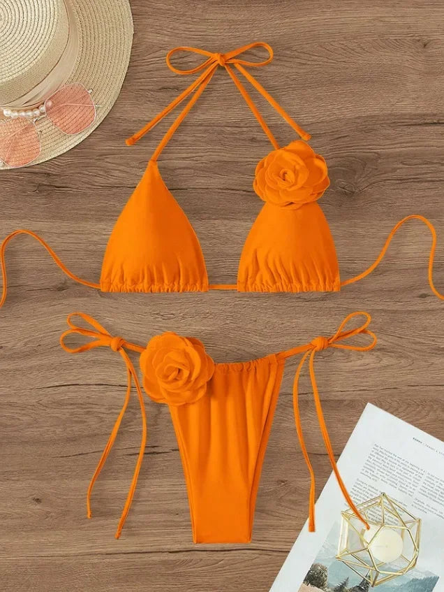 Rosa Sexy Bikini Set
