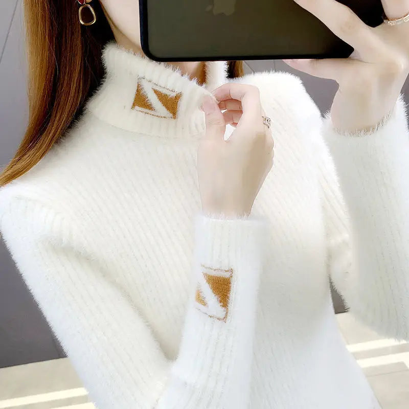 Merihan High Collar Pullover Sweater