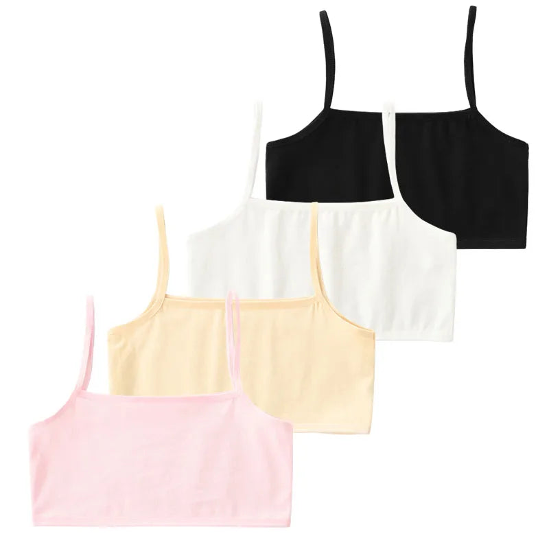 4 Pcs/Lot Teen Girl Sports Bra