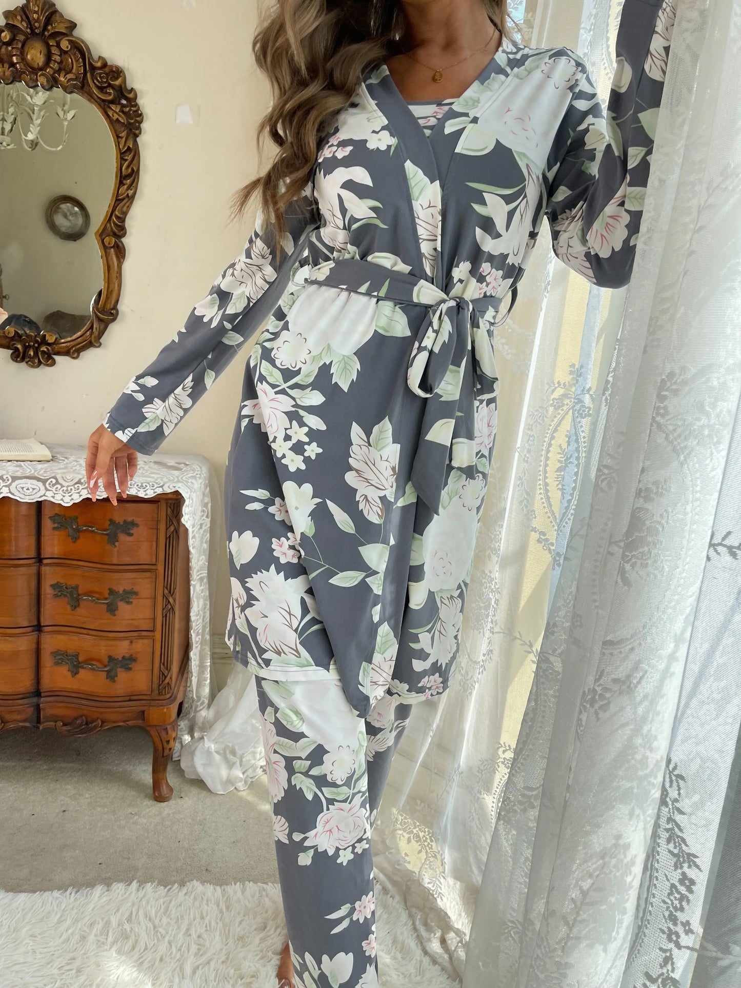 Sofinar 3 Pcs  Pajamas Set