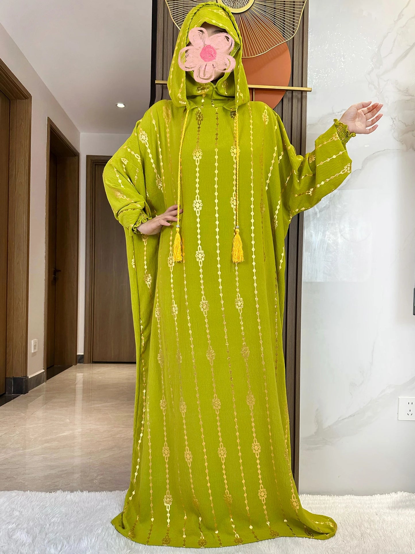 Hijra Muslim Two-Hat Abaya