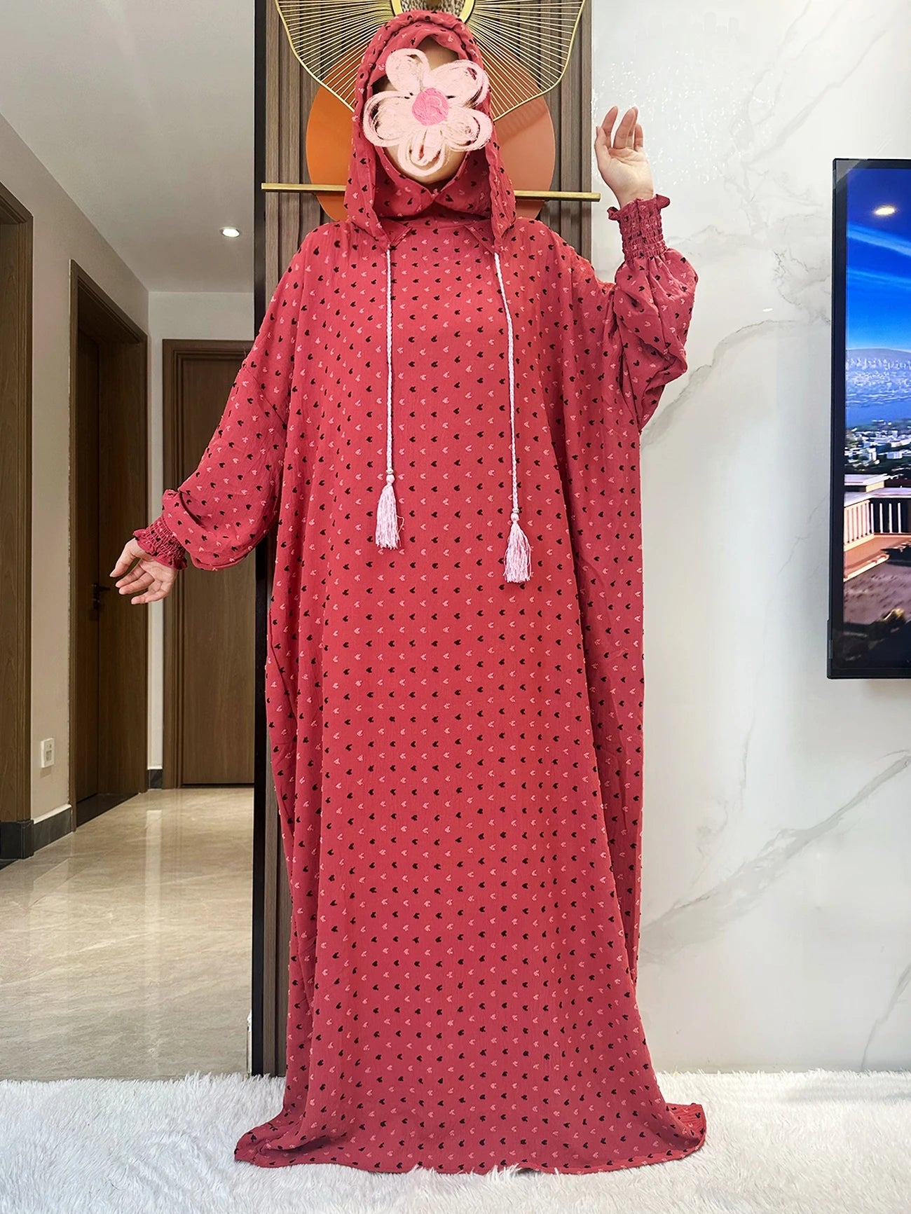 Latest Ramadan Soft Cotton Prayer Abaya