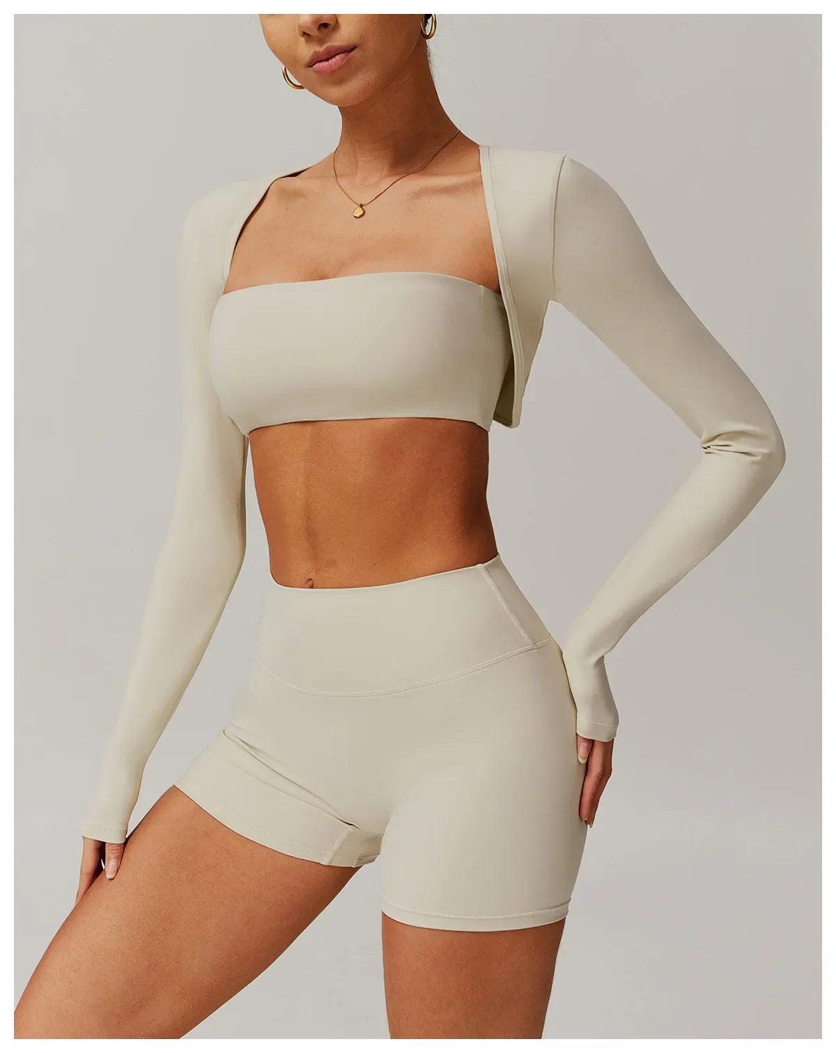 Reema Long Sleeved Yoga  Camisole T-shirt