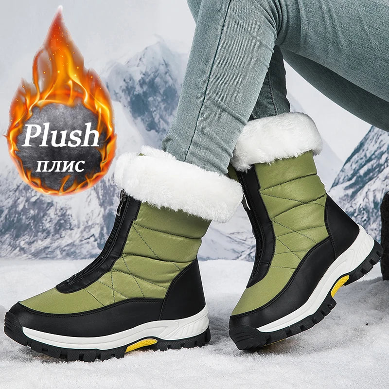 Lamis Plush Snow ZIP Boots