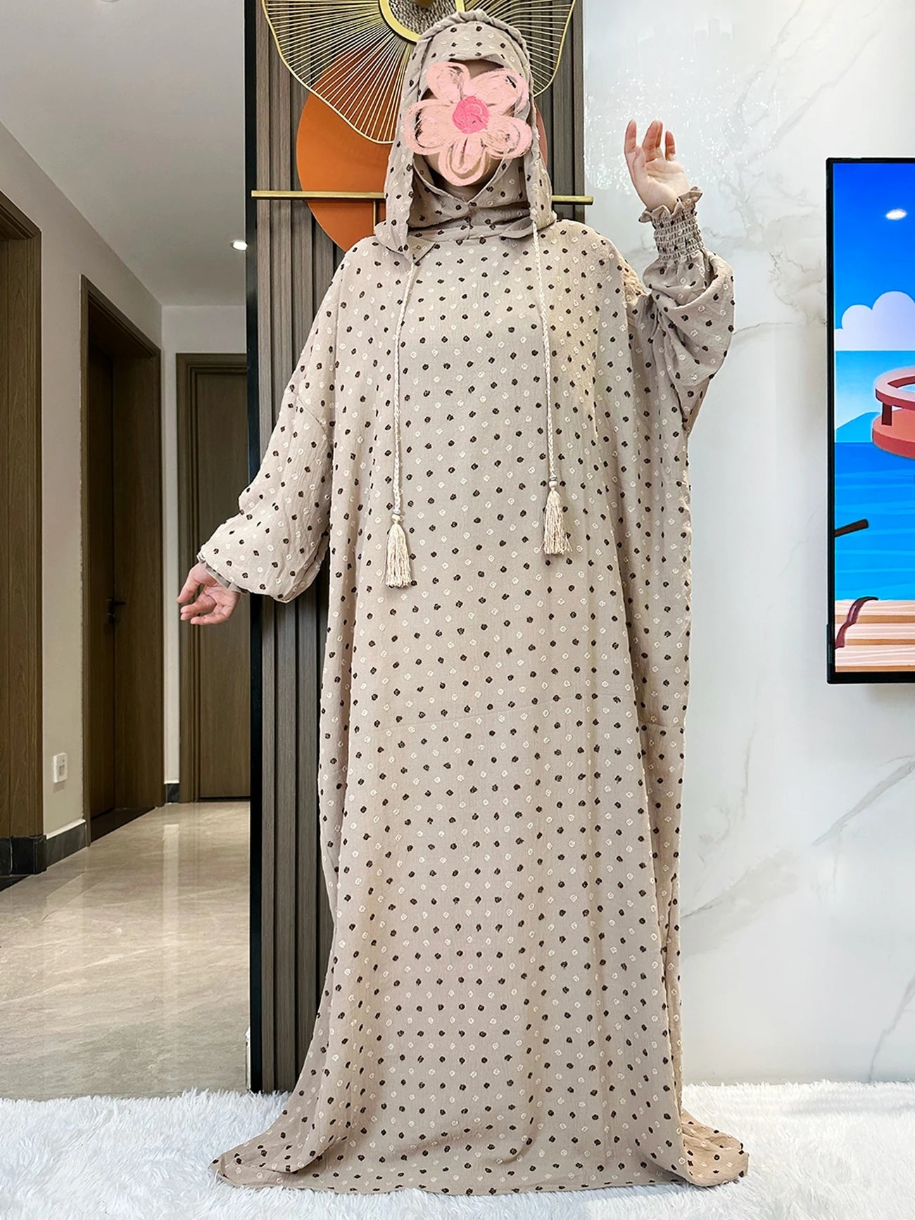 Latest Ramadan Soft Cotton Prayer Abaya