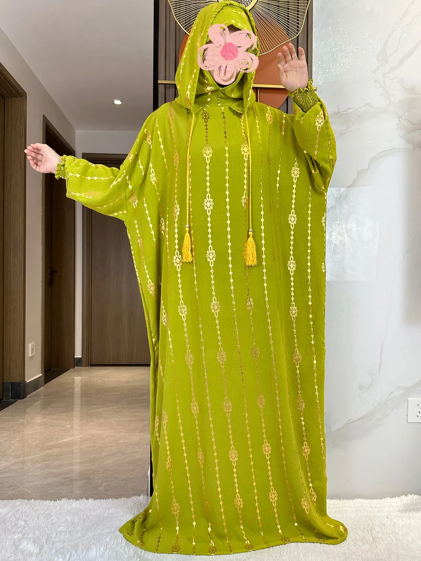Hijra Muslim Two-Hat Abaya