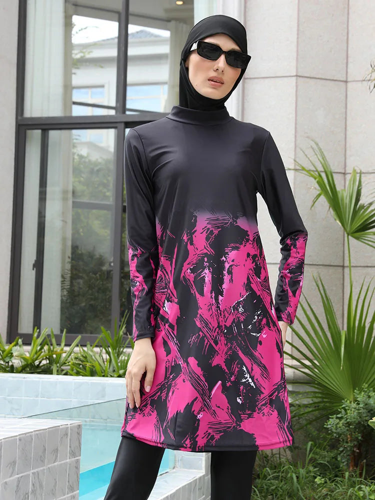 Jazal 3/4PCS Muslim Burkini
