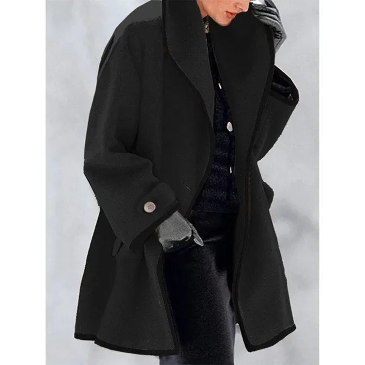 Nolin Hooded Woolen Overcoat