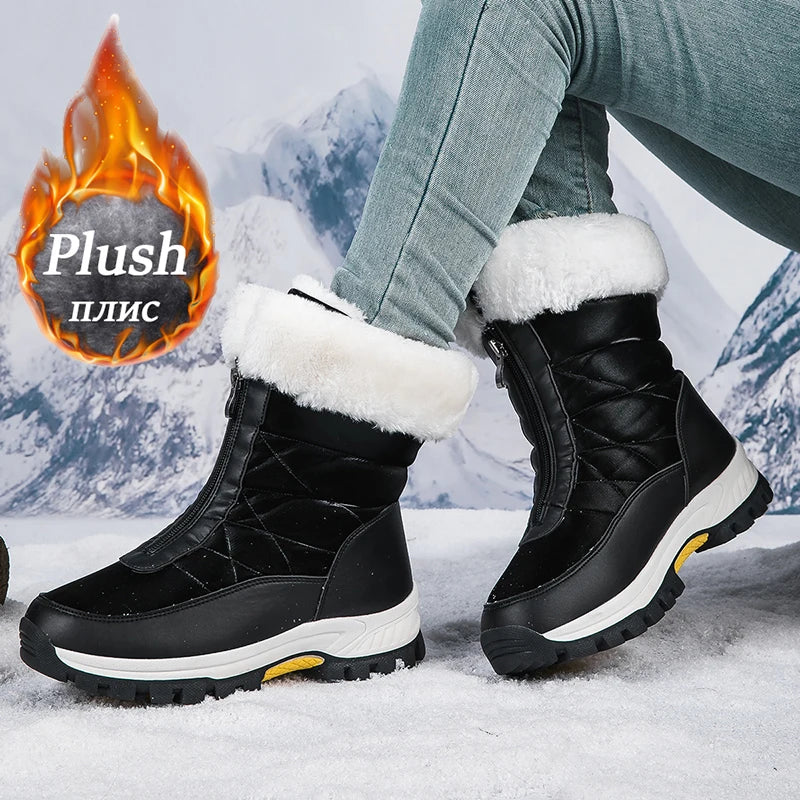 Lamis Plush Snow ZIP Boots