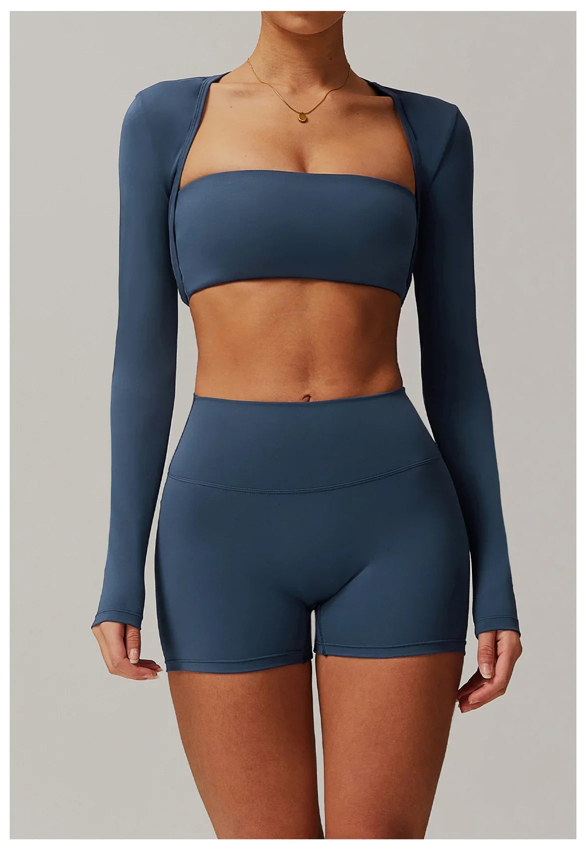 Reema Long Sleeved Yoga  Camisole T-shirt