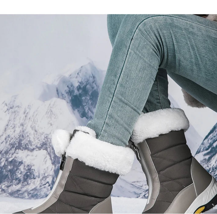 Lamis Plush Snow ZIP Boots