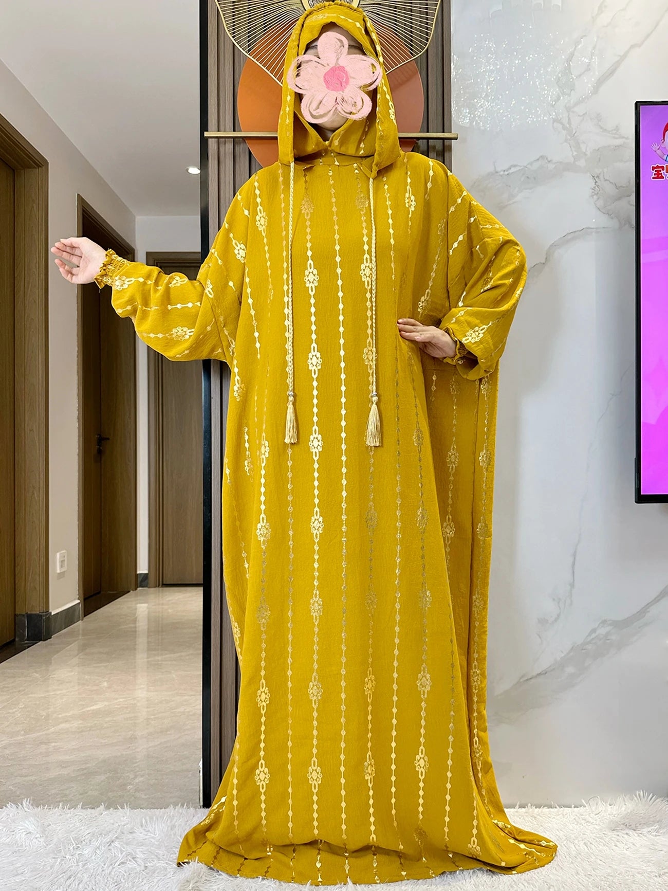 Hijra Muslim Two-Hat Abaya