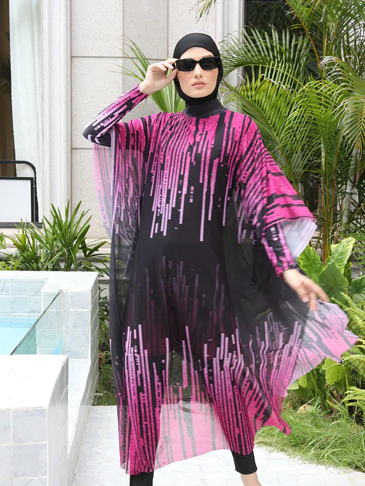 Jazal 3/4PCS Muslim Burkini