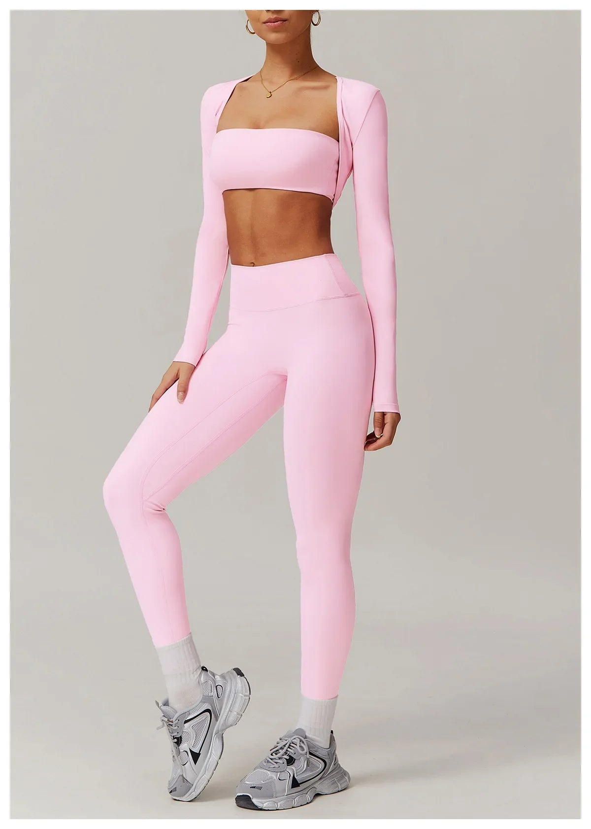 Reema Long Sleeved Yoga  Camisole T-shirt