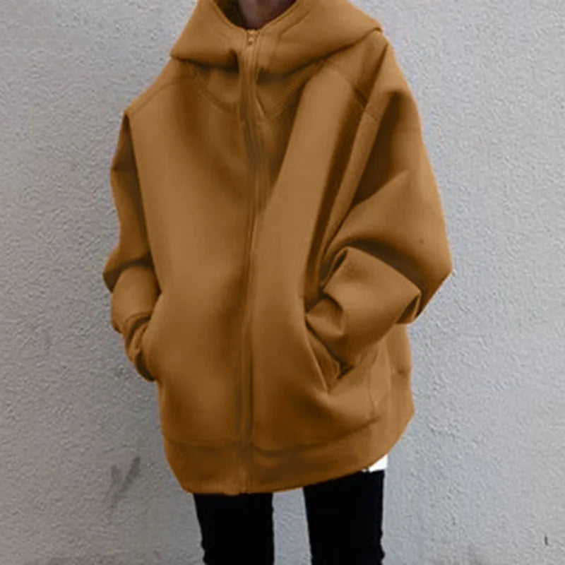 Shahinaz Hoodies Coat