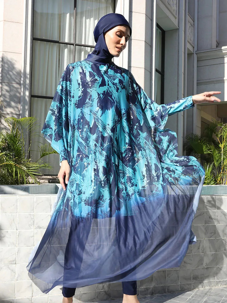 Jazal 3/4PCS Muslim Burkini