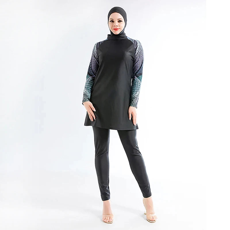 Emanna 3PCS/Set Plus Size Burkini
