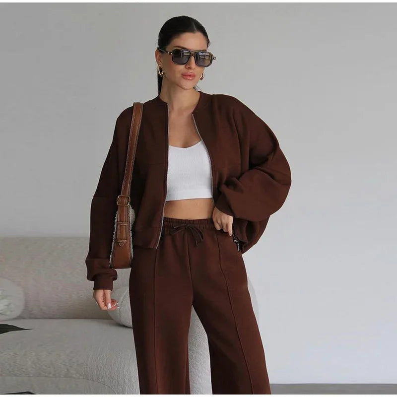 Madlin Sweatshirt Pants Set