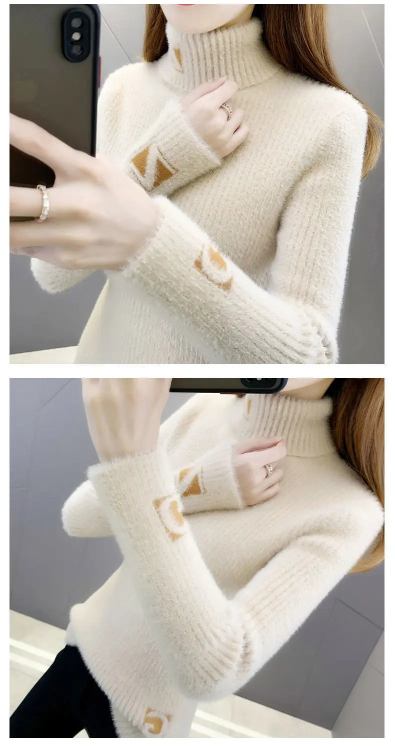 Merihan High Collar Pullover Sweater