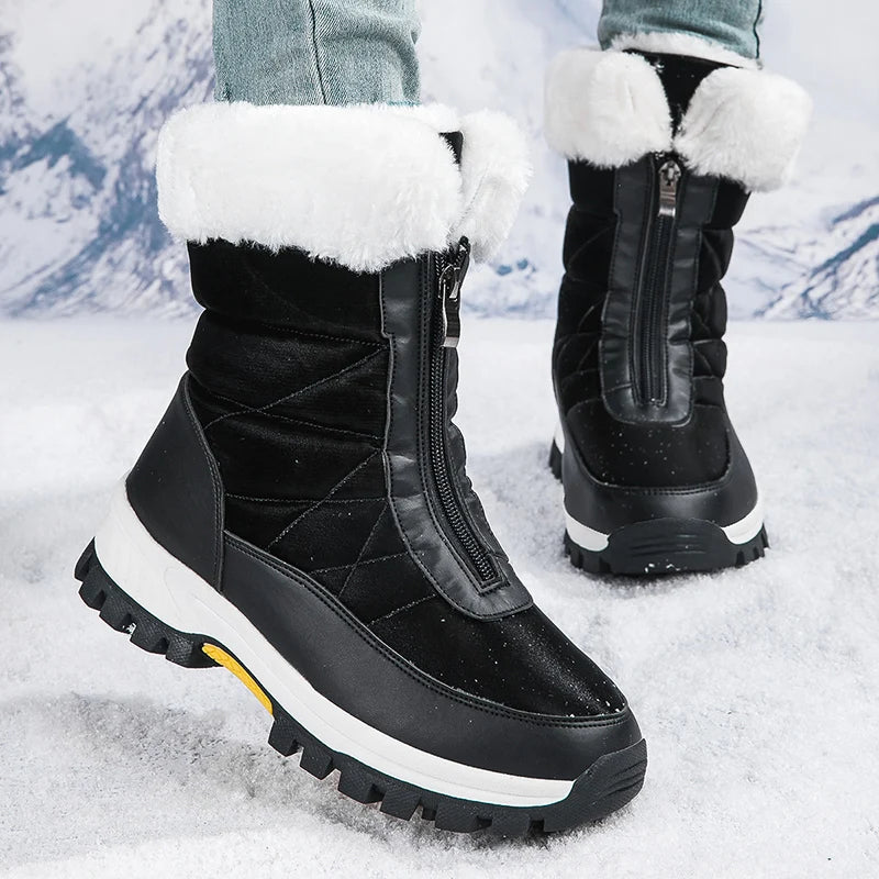 Lamis Plush Snow ZIP Boots