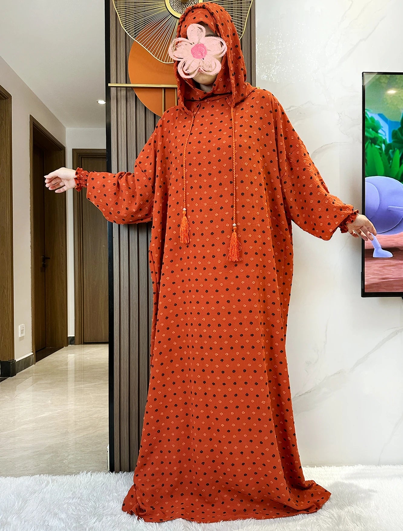 Latest Ramadan Soft Cotton Prayer Abaya