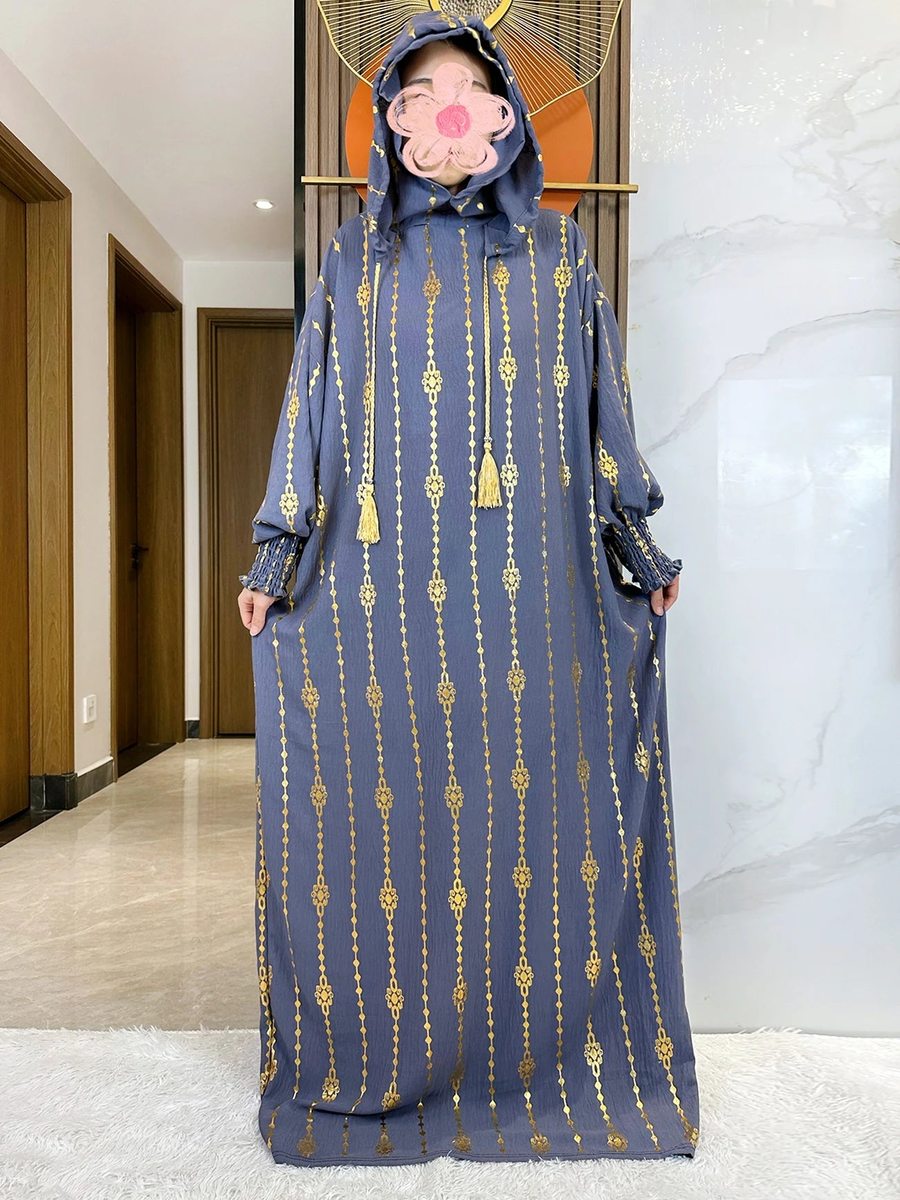 Hijra Muslim Two-Hat Abaya