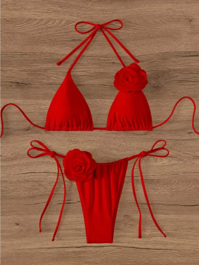 Rosa Sexy Bikini Set