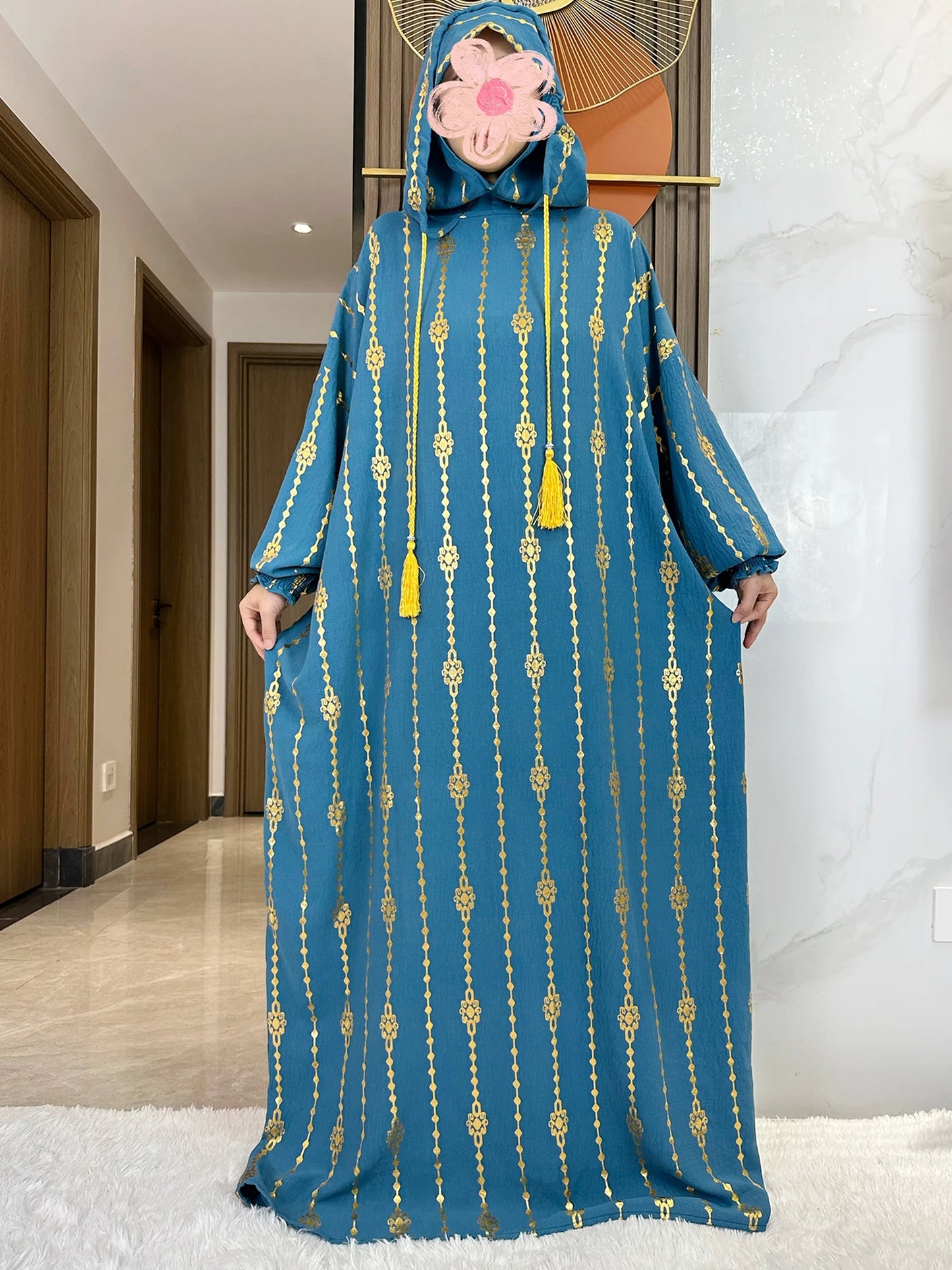 Hijra Muslim Two-Hat Abaya