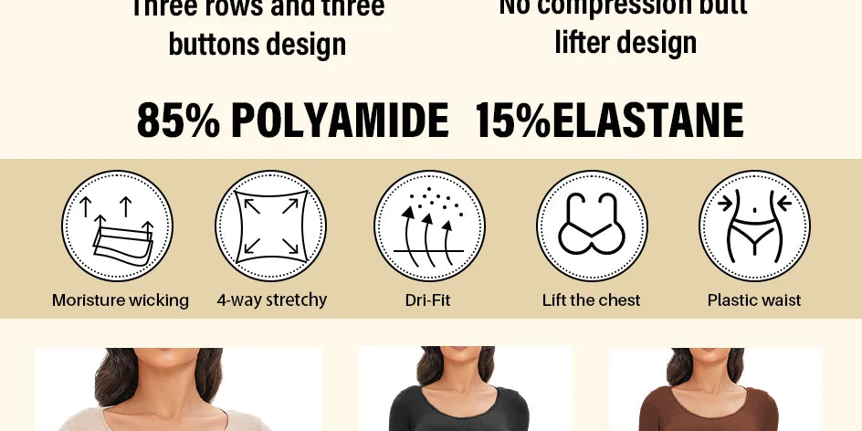 POKARLA Spandex  Shapewear