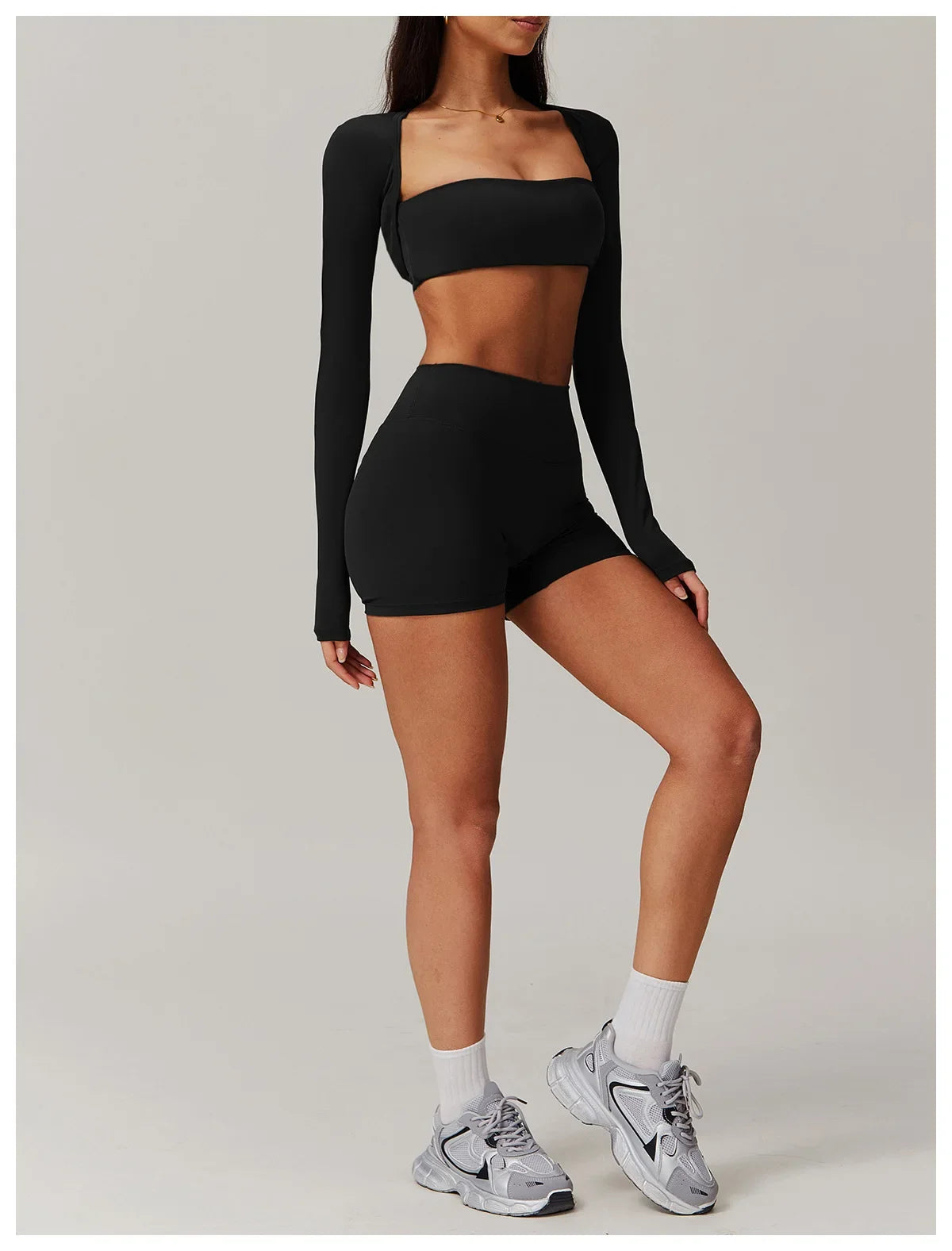 Reema Long Sleeved Yoga  Camisole T-shirt