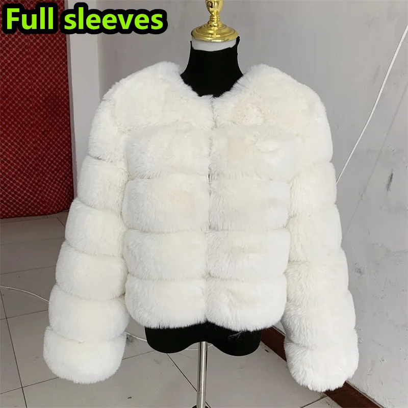 fox fur fluffy jacket