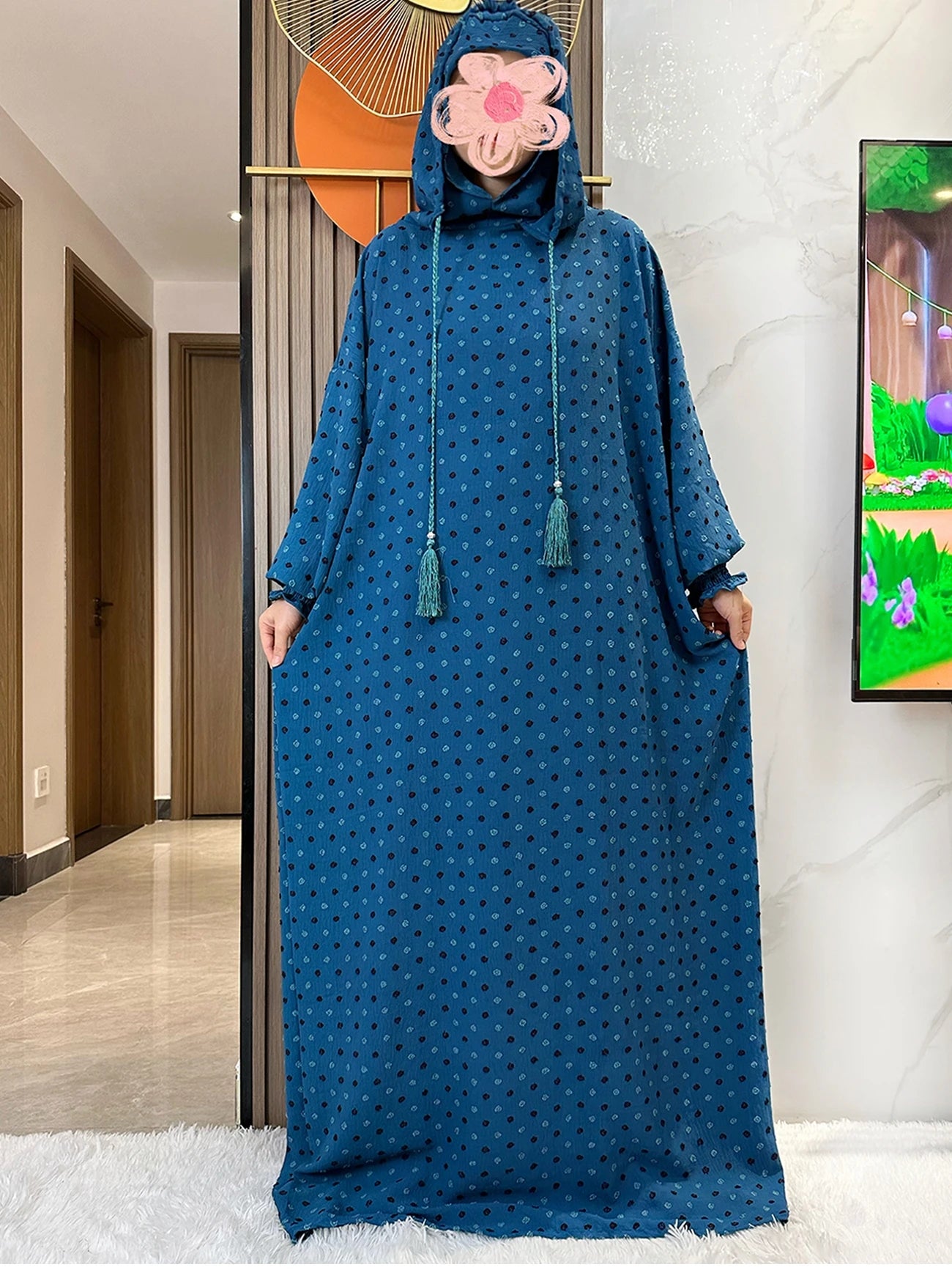 Latest Ramadan Soft Cotton Prayer Abaya