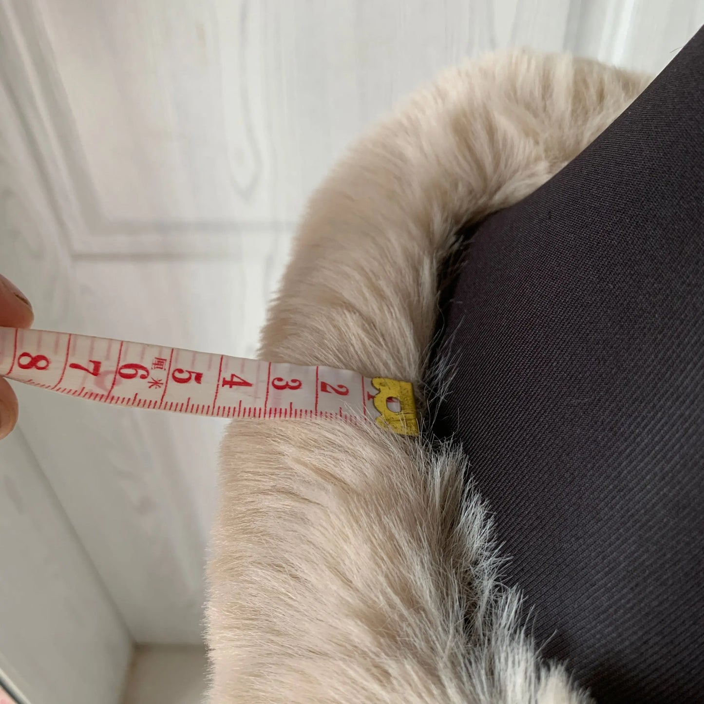 fox fur fluffy jacket