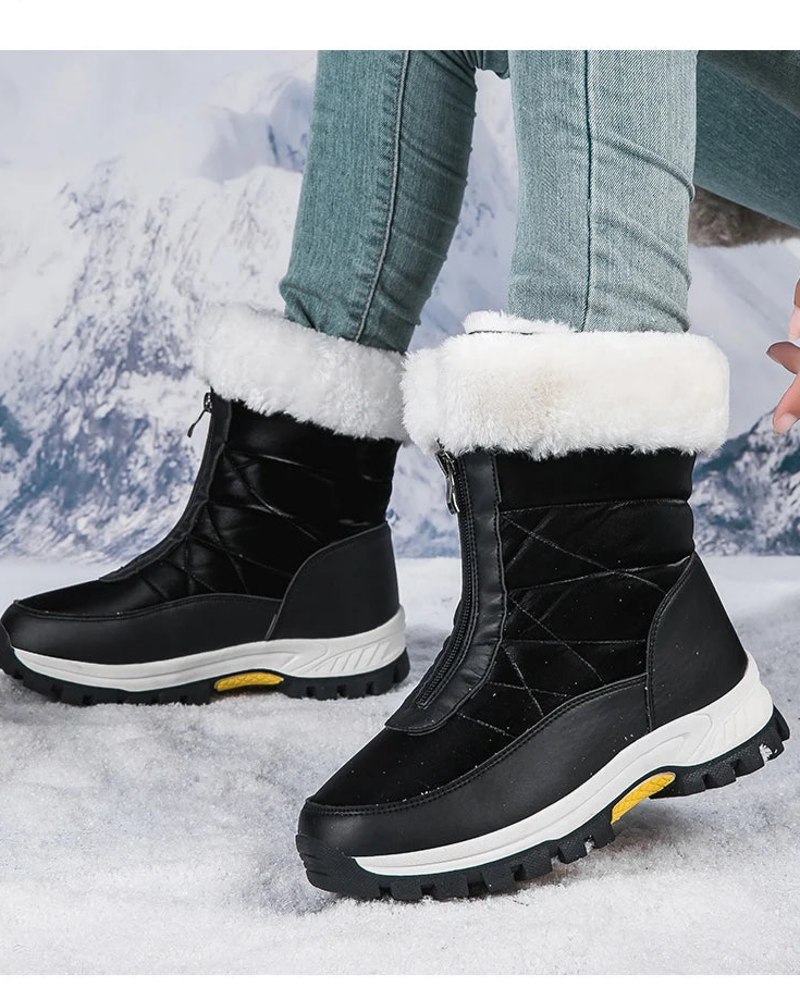 Lamis Plush Snow ZIP Boots